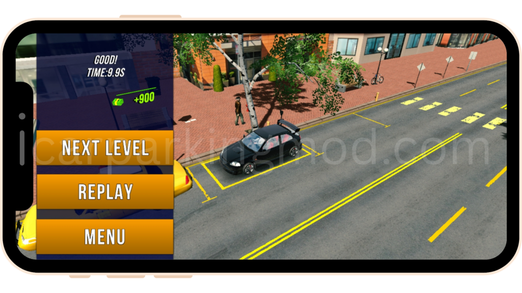 Successful parking at a toll gate in Car Parking Multiplayer