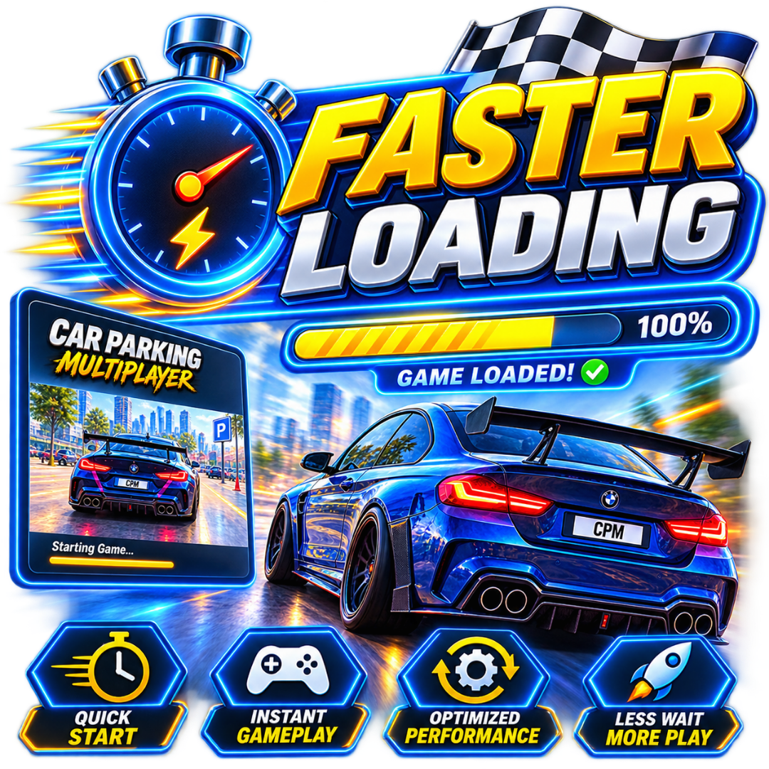 Faster loading times with SSDs in Car Parking Multiplayer